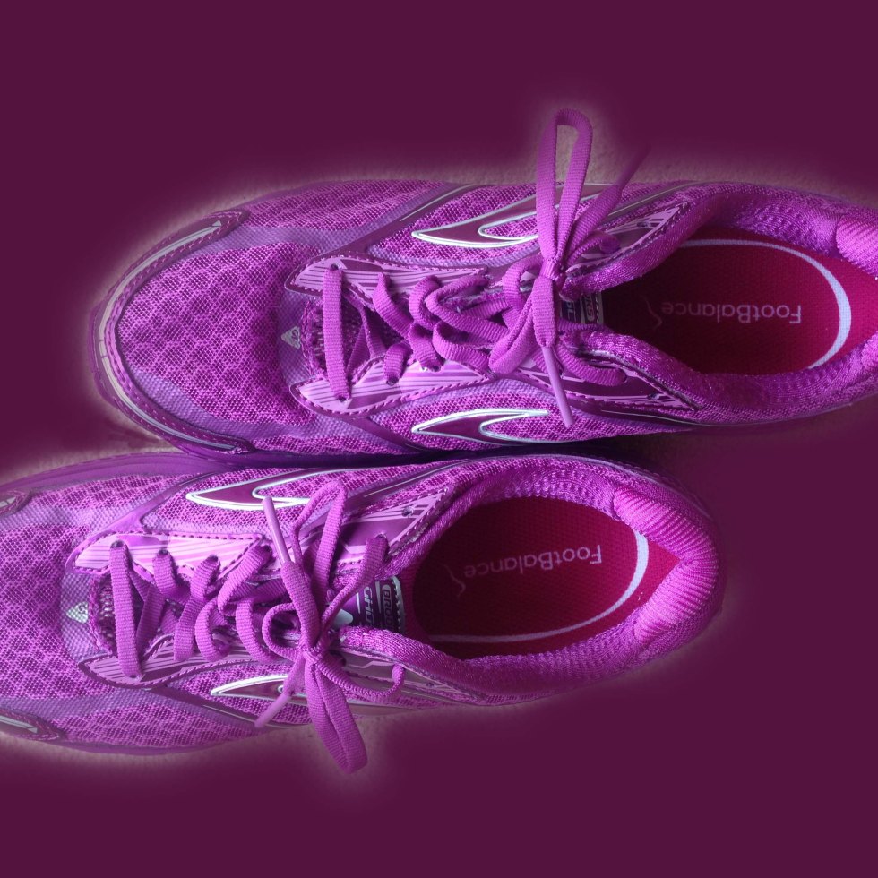 my new purple trainers
